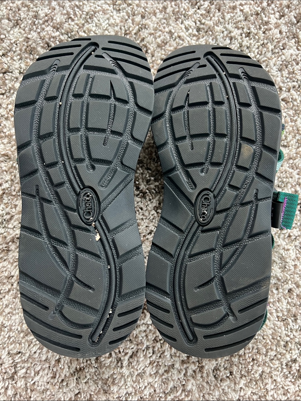 Chaco Women's Mega Z/Cloud Strappy Sandals in Braids Purple Size 6 - Picture 8 of 9
